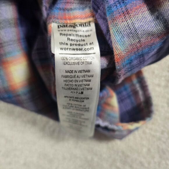 Patagonia Men's Long-Sleeved Lightweight Fjord Flannel Shirt XL Item 42410 - Picture 5 of 6